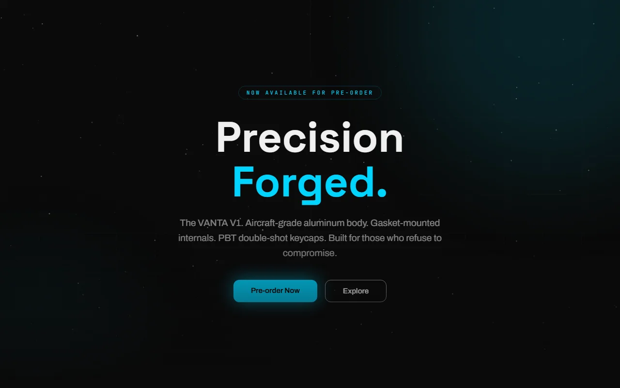 Screenshot van het 3D Product Showcase project — Productvisualisatie